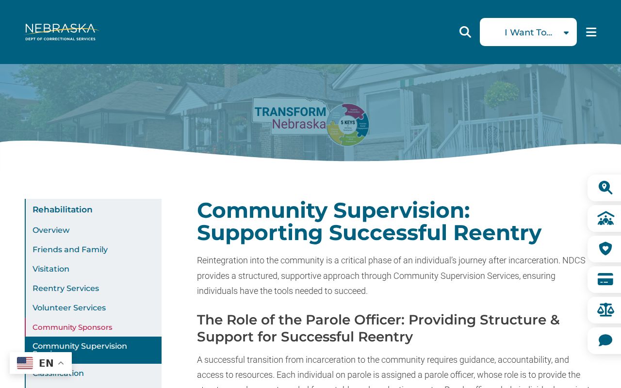 Regional parole supervision information related to Kimball County arrest records