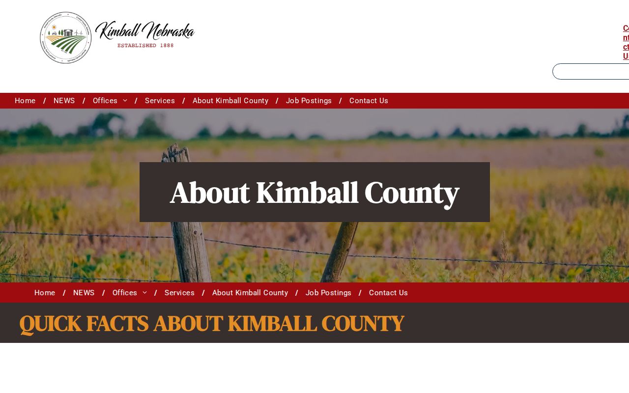 Kimball criminal records local history from the official Kimball County news page